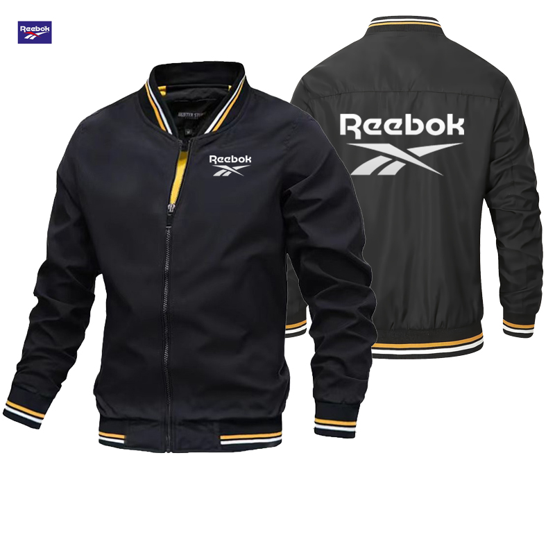 Outdoor Sport Brand Jacket - Reebok Brand Semi-Collared Jacket, Suitable for