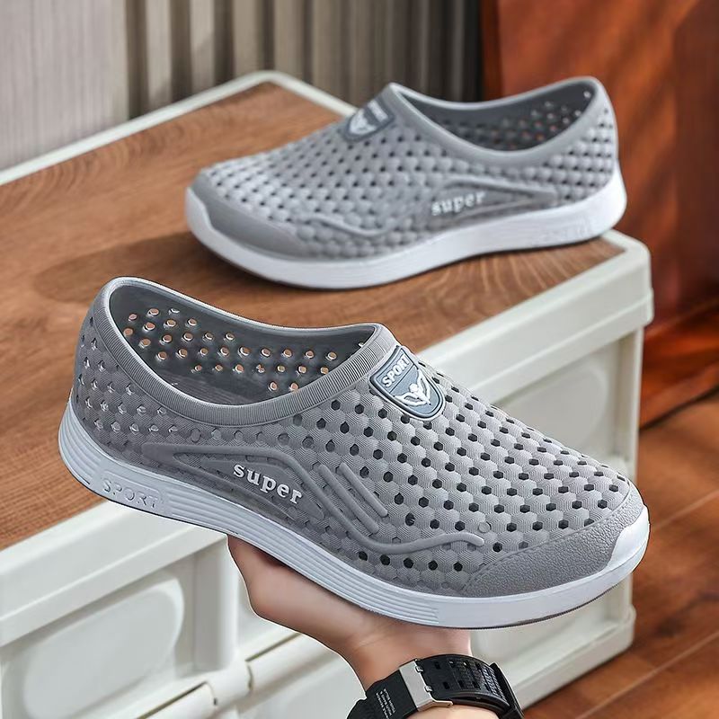 Outdoor Sport Outfit - Men Baotou Hollow Out Cave Sandals