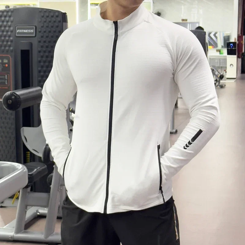 Men's Gym Tights Jacket Runnin - Outdoor Sport Jacket Men recension och pris