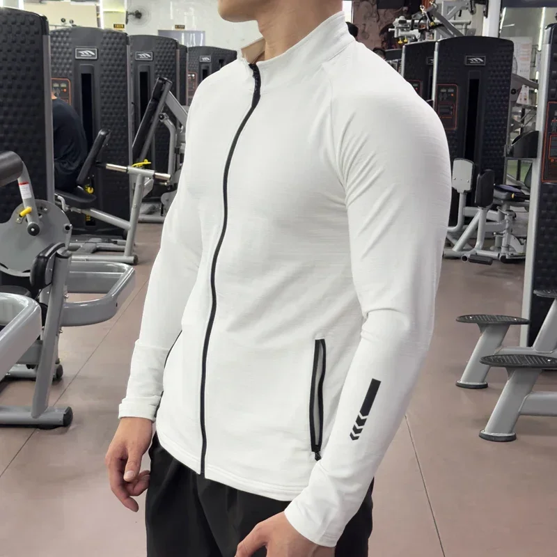 Men's Gym Tights Jacket Runnin - Outdoor Sport Jacket Men recension och pris