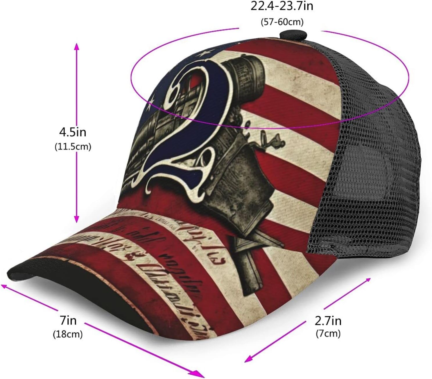 Vintage American Flag USA Seco - Outdoor Sport Usa recension och pris