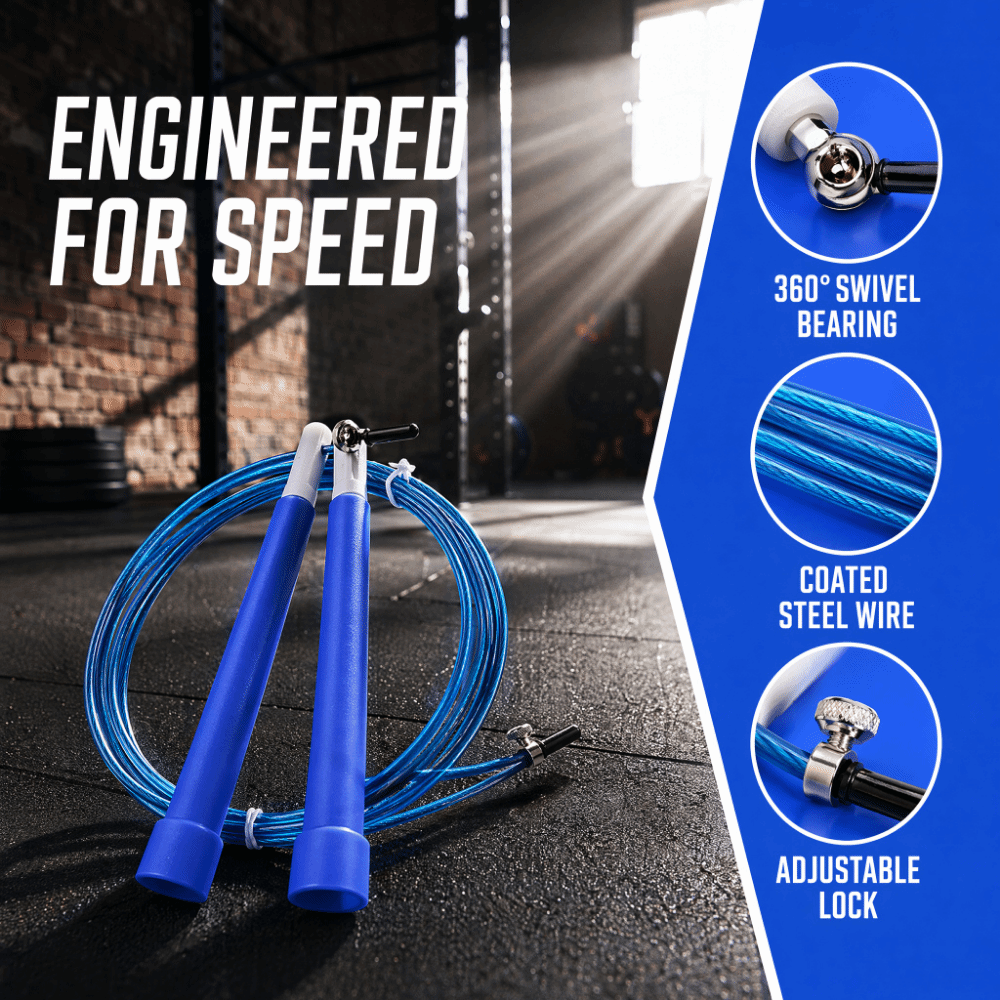 Durable Steel Wire Jump Rope T - Speed Skipping Rope recension och pris