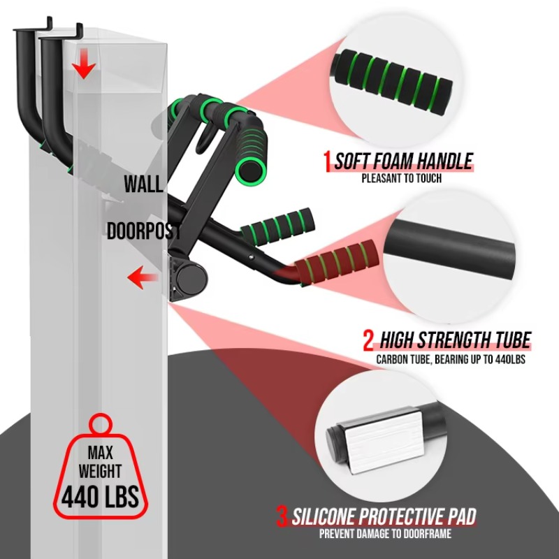 Multi-grip Pull up Bar Doorway - Chin Bar Doorway recension och pris
