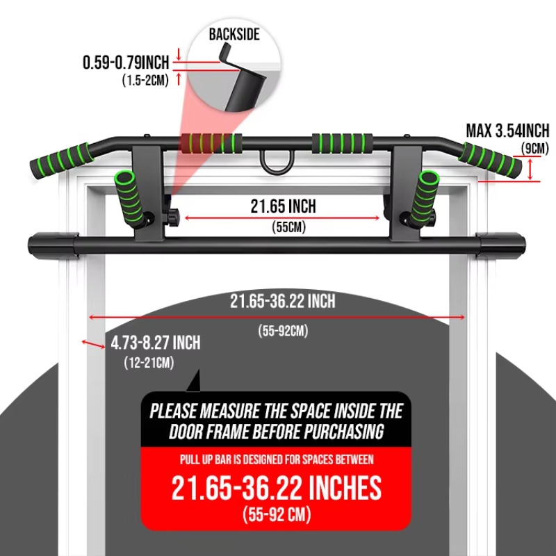 Multi-grip Pull up Bar Doorway - Chin Bar Doorway recension och pris