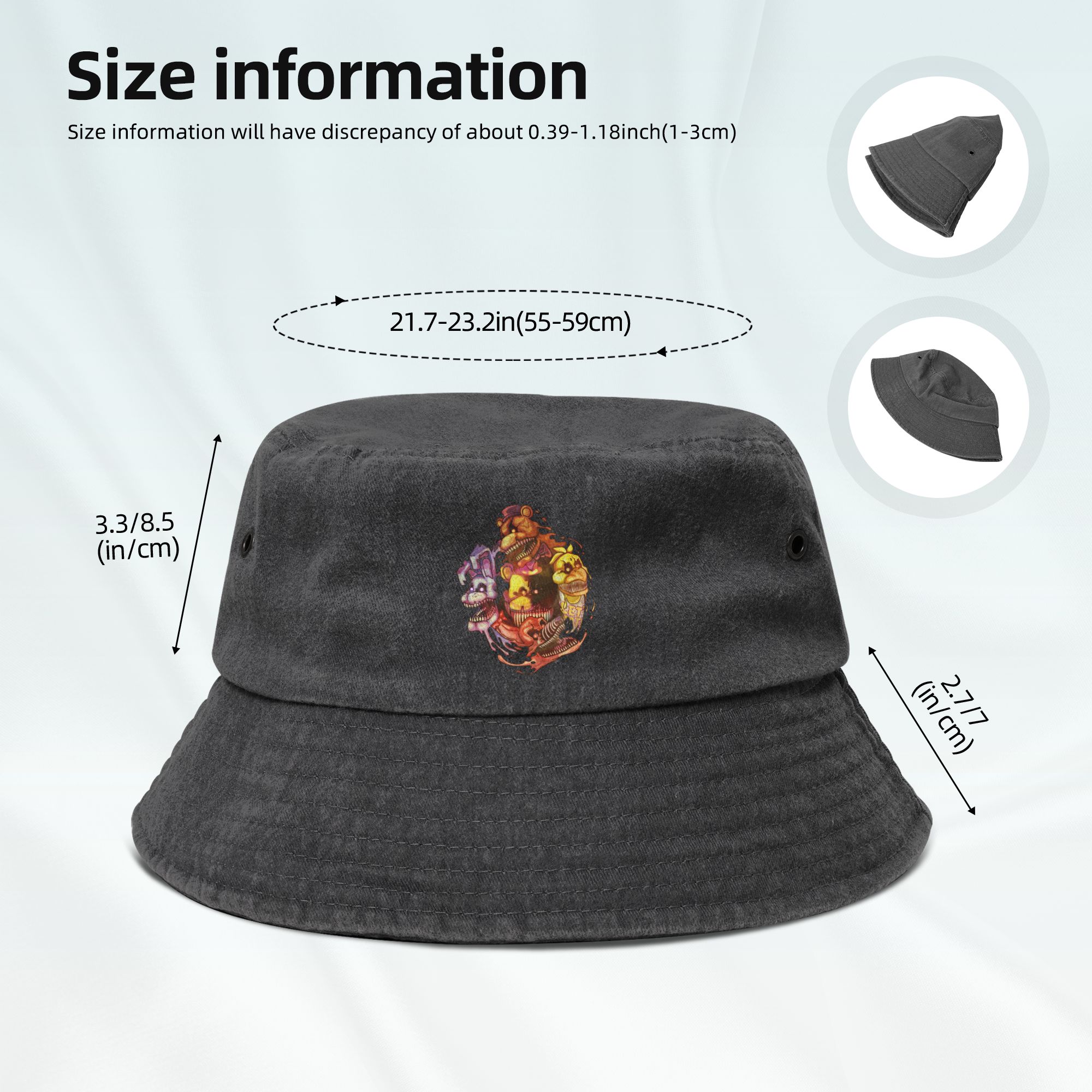 Unisex Distressed Washed Bucke - Outdoor Sport Ideas recension och pris