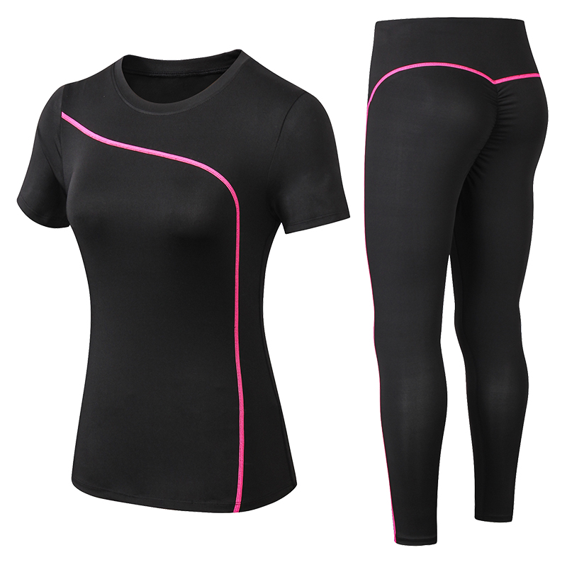Yoga Set Quick Dry 2 Piece Fem - Outdoor Sport Outfit recension och pris