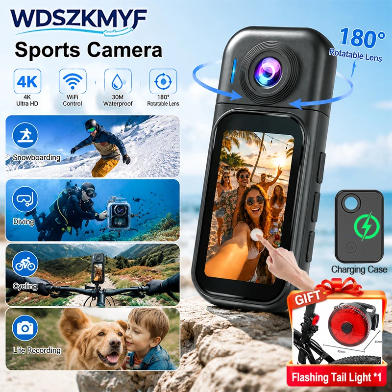 4K/1080P/30FPS HD Camera Mini  - Outdoor Sport Ideas recension och pris