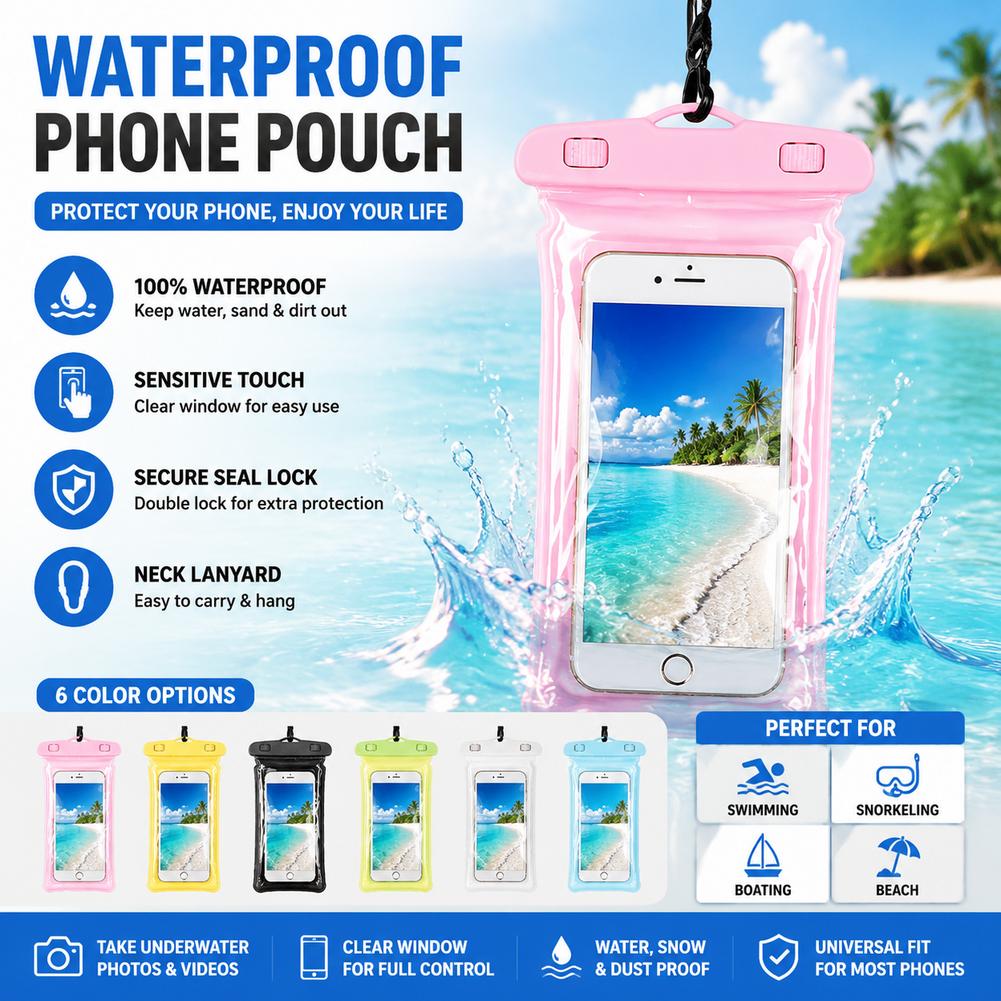Clear Waterproof Phone Case Dr - Outdoor Sports Accessories recension och pris