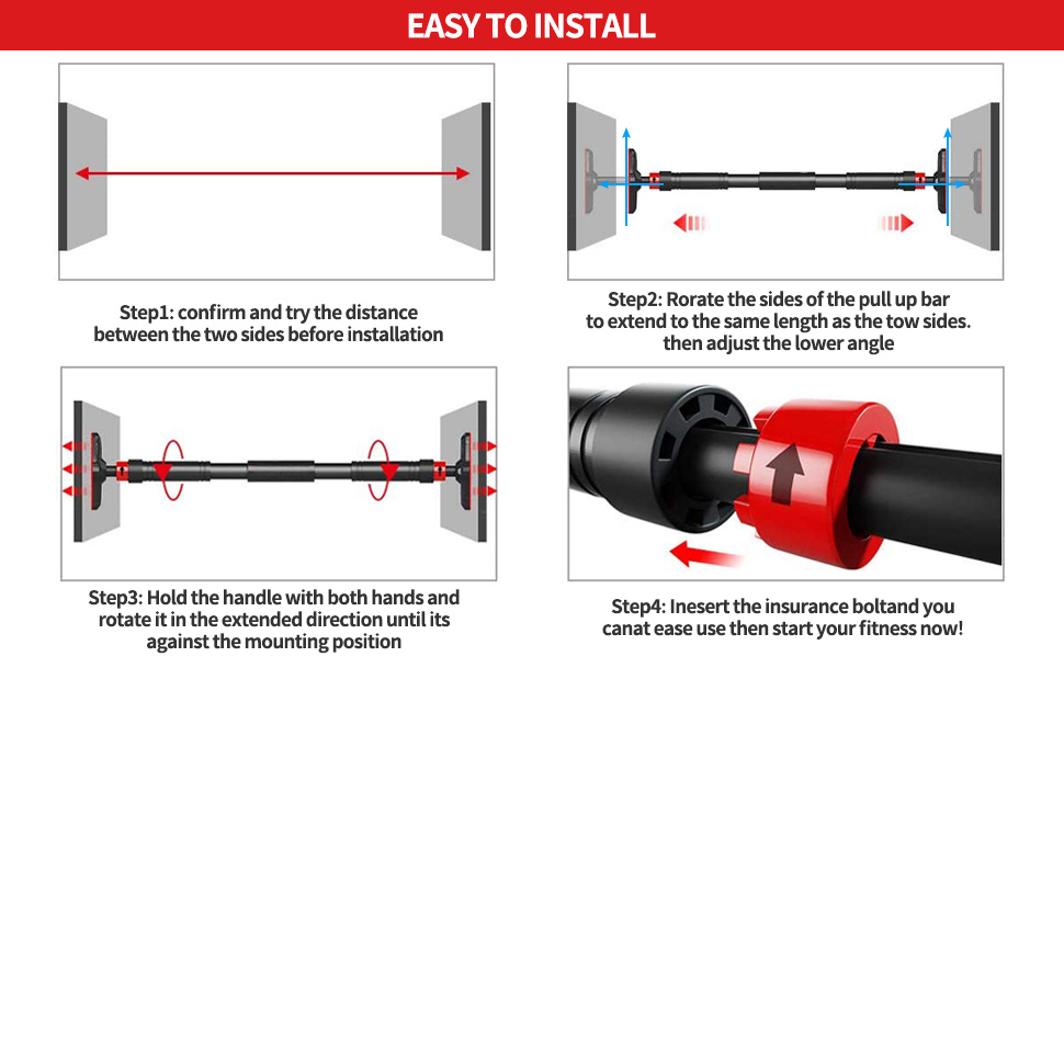 Doorway Pull-up Pullup Bar Hot - Chin Bar Doorway recension och pris