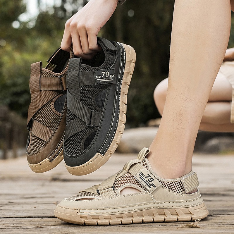 Mens Sandals Summer Mesh Breat - Outdoor Sport Outfit recension och pris