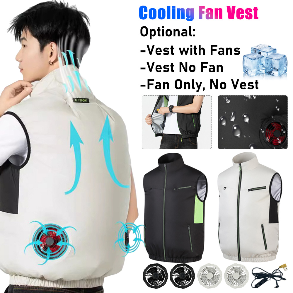 2025 Cooling Fan Vest Air Cond - Outdoor Sport Jacket Men recension och pris